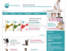 Tablet Screenshot of chezmonveto.com